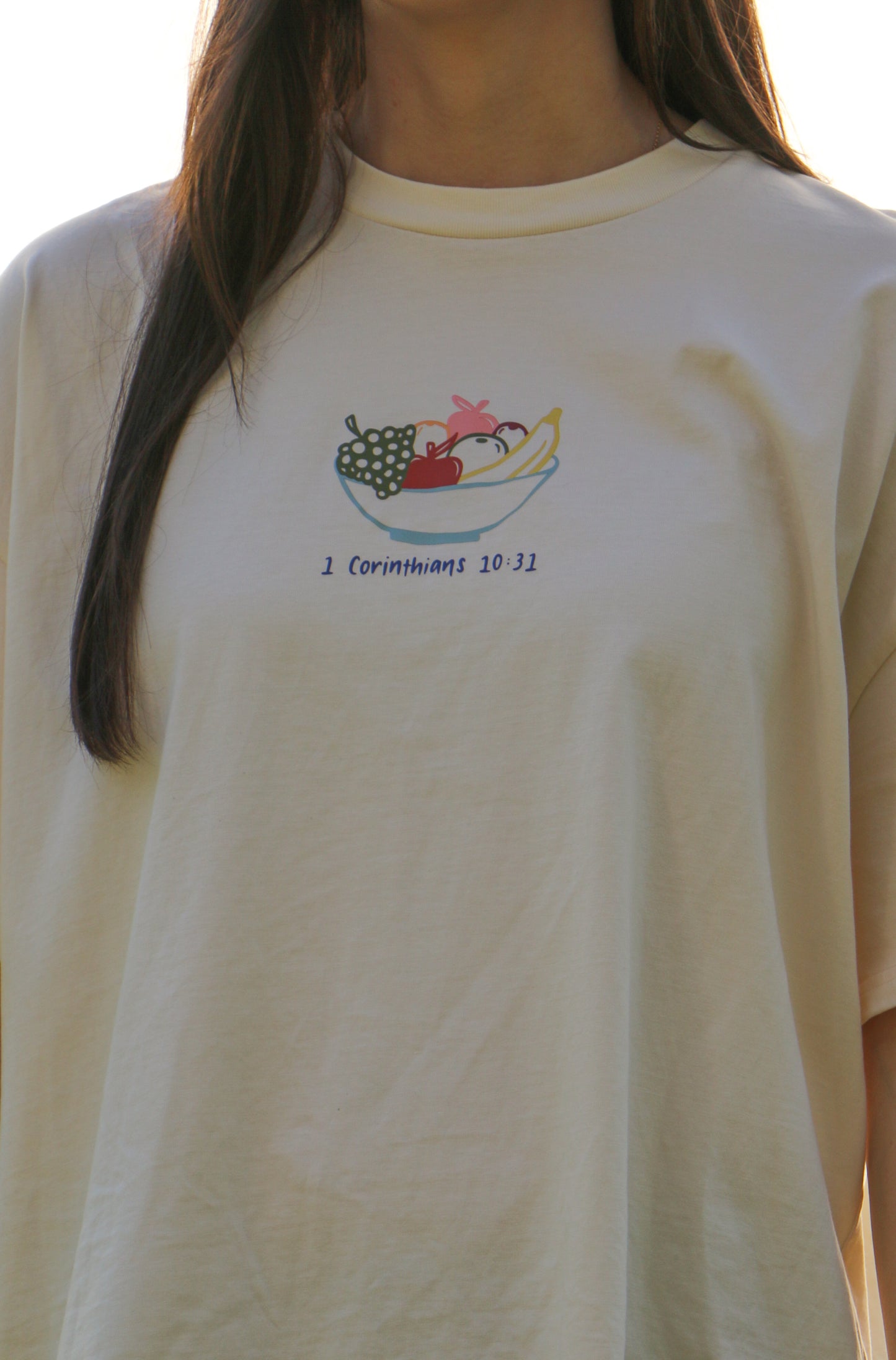'For the Glory' Ecru Tee *PRE-ORDER*