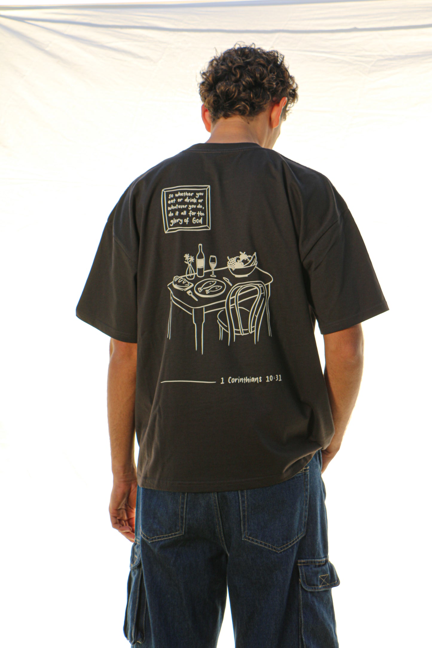 'For the Glory' Coal Tee *PRE-ORDER*