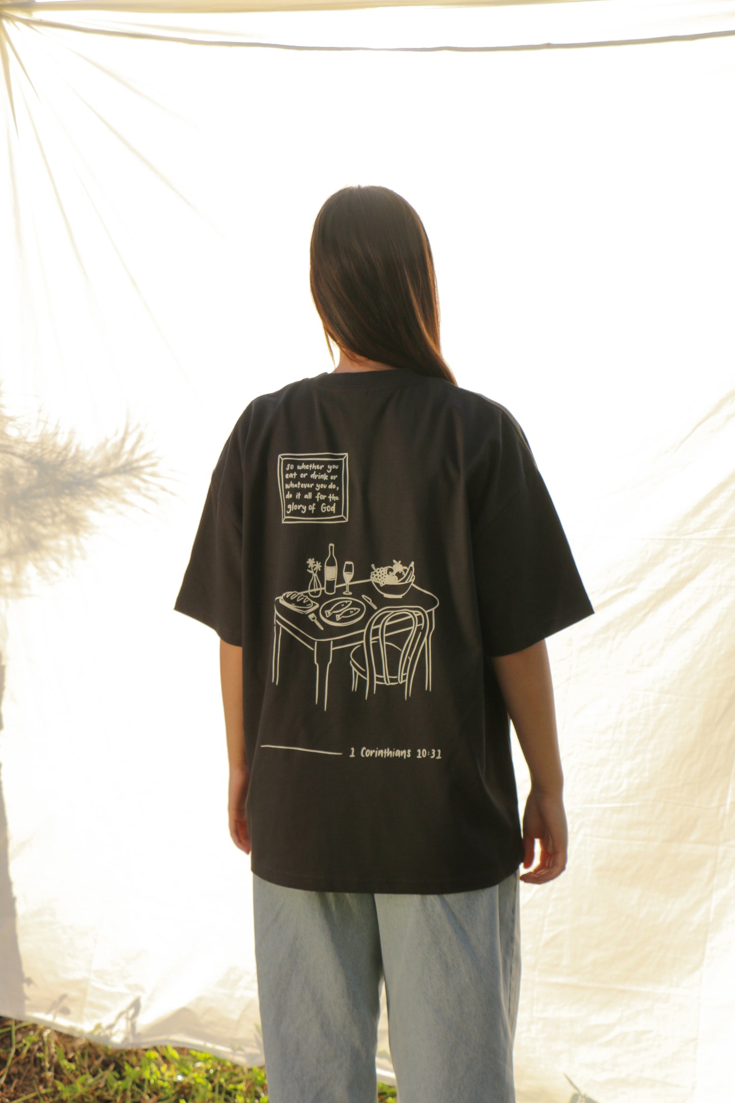'For the Glory' Coal Tee *PRE-ORDER*